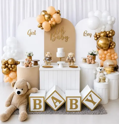 Decoração Chá revelação neutro