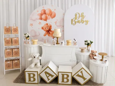Decoração Chá revelação ursinho