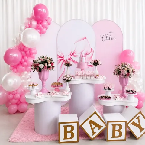 Decoração Laços rosa