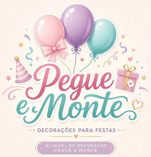 Pegue e Monte — decorações para festas